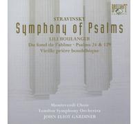 Stravinski : Symphonie De Psaumes - Boulanger: Du Fond De L'Abîme, Psaumes 24&129, Prière Bouddhique [CD de audio] London Symp