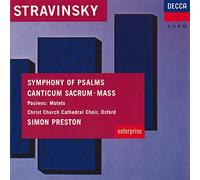 Simon Preston - Stravinsky-Symph/Psaumes-Canticum Sacrum-Messe-Poulenc:Motet Choir Christ Church Cat.Oxford-S.Preston