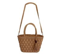 Straw Beach Bag, Summer Woven Handbag, Vintage Shoulder Purse with Handwoven Straw, Multifunction Tote for Weddings Vacations, Fashion Accessories, Boho Handbag for Women Girls Parties Holiday