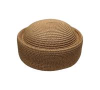 Straw Beret Hats For Women - Vintage Breathable Elegant Hand Woven Cap, Features Shape Retaining Flexible Straw Architecture To Prevent Crushing And Creasing, Built With Soft Moisture Wicking Interior