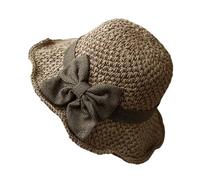 Straw Hats - Breathable Paper Braid Headwear, Floppy Derby Cap, Handcrafted Raffia Sombrero | Lightweight Foldable Accessory For Honeymoon Sightseeing Music Festival Picnic Park Afternoon Walk