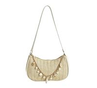 Straw Purse, Casual Straw Tote Bag, Woven Handbag, Summer Shoulder Bags