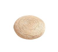 Straw Round Seat Cushion - Rattan Chair Cushions Floor Pillows | Home Accessories Seat Pillow | Round Shape Straw Floor Pillow With Silk Wadding Inner For Adults Children Bedrooms