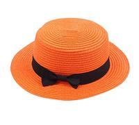 Straw Sun Hat for Women Solid Roll Up Floppy Foldable Short Brim Beach Hats with Bowknot Unisex Child Panama Bucket Felt Cloche Caps Vintage Classic Round Caps