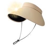 Straw Sun Visor Hats - Water Resistant Wide Brim Sun Hat | Wide Brim Open Top Headwear | UV Protection Hat | Fishing Hat for Women Men, Sports Gear for Fishing Hiking Camping Gardening Outdoor