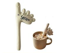Straw Toe-tal Straw,Handmade Foot Shape Reusable Straw,Ceramic Reusable Shaped Drink Sticks,The Weirdest Way to Sip Your Drink,Funny Gag Gift for Prank Lovers Bartenders,Unique White Elephant Gift