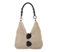 Straw Woven Beach Bag - Bohemian Stylish Shoulder Tote, Lightweight Handwoven Carryall Providing Spacious Everyday Storage, Fashionable Summer Accessory Enhancing Casual Outfits | Women, Ladies, Girls