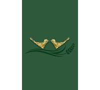 Straw Woven Birds Notebook: Ukrainian Folk Art Journal with Lined and Dotted Pages