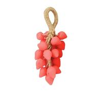 Strawberry Bath Soap, Handmade Facial Cleanser, 3.2 Inches Natural Bar with Fruit Shape, Moisturizing Skin Wash, Decorative Guest Soap with Sweet Scent, Hygiene Essential for Home and Travel