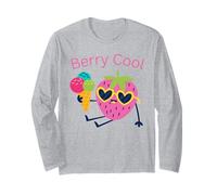 Strawberry Berry Cool Summer Icecream Manga Larga