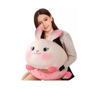 Strawberry Bunny Rabbit Kids Pillow Toys Easter Rabbits Plush Girl Gifts Pink Bunnys Plushie Soft Rabbit