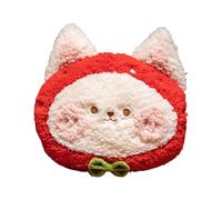Strawberry Cat Plush Hand Warmer | Cozy Plush Hand Warmer | Cute Strawberry Cat Stuffed Winter Muff | Ideal Hand Warmer Plush Toy for Both Adults and Children, Great for Keeping Hands Warm
