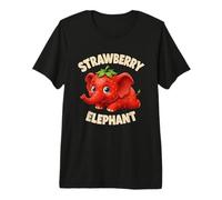 Strawberry Elephant Italian Brainrot Meme Regreso A La Escuela Camiseta Premium