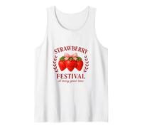 Strawberry Festival A Berry Good Time Vintage Fruit Lovers Camiseta sin Mangas