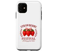 Strawberry Festival A Berry Good Time Vintage Fruit Lovers Carcasa para iPhone 11