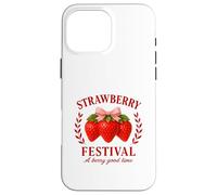 Strawberry Festival A Berry Good Time Vintage Fruit Lovers Carcasa para iPhone 16 Pro Max