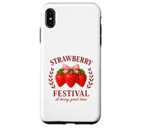Strawberry Festival A Berry Good Time Vintage Fruit Lovers Carcasa para iPhone XS Max
