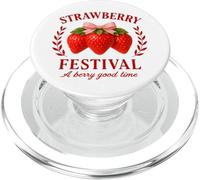 Strawberry Festival A Berry Good Time Vintage Fruit Lovers PopSockets PopGrip para MagSafe