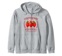 Strawberry Festival A Berry Good Time Vintage Fruit Lovers Sudadera con Capucha