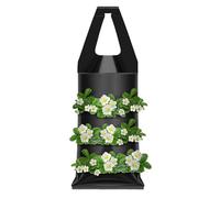 Strawberry Grow Bags, 9 Slits Planter, 8.66x21.26 Inches Vertical Pouch with Grip Design, Mounted Flower Device with Case, Home Accessories for Wall Balcony Living Room Outdoor Garden Patio Planting