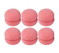 Strawberry Heatless Hair Curlers - 6 Pieces Soft Sponge, Overnight Natural | Strawberry Heatless Curling Iron Strawberry Heatless Hair Curler 6 Pieces Sof Women Girls Teens Traveling Home Indoor Outdoor