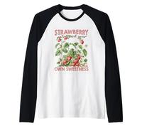 Strawberry Patch Elige tu propia dulzura Camiseta Manga Raglan