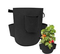 Strawberry Planter Grow Bag | Hangable Vegetable Growing Container,5 Gallon Breathable Felt Plant Grow Container for Garden Strawberries, Flowers