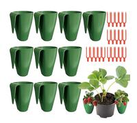 Strawberry Propagation Cup - Portable Fast Transplanting Cups Planter with Forks, Self-Watering Root Growing Station For Runners, Reusable Plant Nursery Container | Ideal For Windowsill Garden, Yard