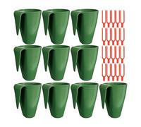 Strawberry Propagation Station | Breathable Portable Cups With Forks For Fast Transplanting, Bare Root Strawberry Cultivation Tool For Windowsill, Courtyard, Garden, Yard, Farm, Balcony