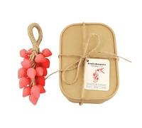 Strawberry Rope Soap Cleanser, Berry Bath Wash Stick, Kids Skin Refresh Bar, Sweet Shower Care, Spa Gift Basket Idea for Home Hygiene Comfort Routine Men Women Kids Bathroom Use