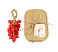 Strawberry Shape Soap Bar - Handmade Facial Cleansing, Natural Skin Care with Gentle Hydration, Bath Moisturizing, Hygiene Product, Shower Essential Item for Improving Skin Cleanliness And Freshness