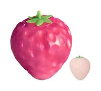 Strawberry Squeeze Toy, Color Changing Fruit, Soft Stress Relief Toy, Sensory Fidget Ball Easy Grip, Adults Family Friends Youth Teens Office Work Classroom Study Waiting Room Calm