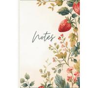 Strawberry: The Seasonal Harvest Collection: A4 Large Blank Sketchbook & Journal - 120 Unlined Pages - Spring Edition