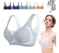 Strawmeans Bras Ultra-Thin Ice Silk Lifting Bra Seamless Wireless Cooling Bra Lightweight Breathable Support Plus Size