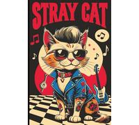 Stray Cat Rockabilly Journal: Gifts for Viva Las Vegas , Rockabilly Retro Vintage Pinup 50's Culture 6x9" 110 Pages Blank Lined Notebook