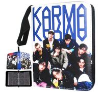 Stray Kids - Carpeta para tarjetas fotográficas con 400 bolsillos, soporte para tarjetas fotográficas Stay Kids KARMA, carpeta hueca para postales, regalo para niños y niñas