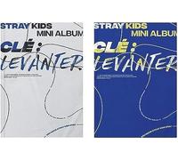 STRAY KIDS Clé: Álbum Levanter (versión de Levanter) CD+libro de fotos + 3 tarjetas de fotos QR + (4 tarjetas fotográficas adicionales + 1 tarjeta fotográfica de doble cara)