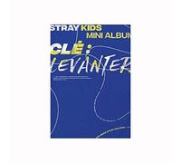 STRAY KIDS : CLE : Levanter (Levanter Ver) Álbum CD-R + libro de fotos + página especial + tarjetas fotográficas QR + (4 tarjetas fotográficas adicionales + 1 tarjeta fotográfica de doble cara +
