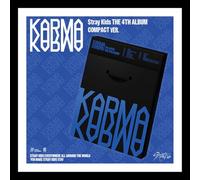 STRAY KIDS - (COMPACT Ver.) STRAY KIDS KARMA The 4th Album. / CD-R+8 Trading Card+POB+GIFT SEALED