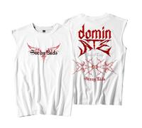 Stray Kids Dominate World Tour SKZ Camisetas sin Mangas Chalecos de Gimnasio Mujeres Hombres Ropa Urbana Ropa Deportiva al Aire Libre (Blanco,M)