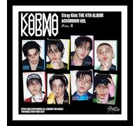 STRAY KIDS - (I.N.) STRAY KIDS KARMA The 4th Album ACCORDION. CD-R+2 Book+2-Cut Photo+Card+POB+GIFT