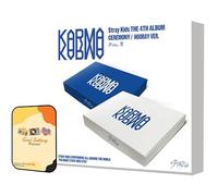 Stray Kids KARMA Album [CEREMONY + HOORAY (2 ver) Full Set Standard ver]+Pre Order Benefits+BolsVos Exclusive Idol-Inspired Digital Merches