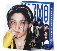 Stray Kids Karma - Juego de 127 tarjetas fotográficas de Karma Stray Kids The 4th Album Merch Boys and Girls, 55 tarjetas fotográficas y 72 calcomanías de regalo para estancia