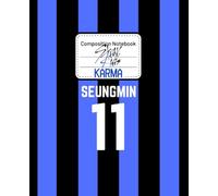 STRAY KIDS KARMA SEUNGMIN 11 Notebook, 100 pg. college lined, 2025 Comeback Themed Composition Style