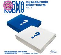 Stray Kids - KARMA (Standard Ver.) + Limited Photocards* [4th Full Album] - CEREMONY Ver. (Blue), With Withmuu Photocard
