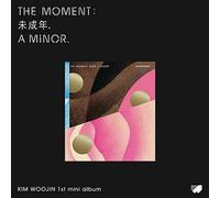 STRAY KIDS KIM WOO JIN [ THE MOMENT : 未成年, A MINOR ] 1st Mini Album [ C ] VER. 1ea CD+1ea UNFOLDED POSTER+80p Photo Book+1ea Photo Card +1ea Post Card+1ea Sticker+1ea Folding Poster(On pack) SEALED