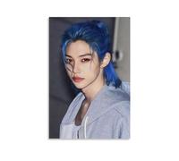 Stray Kids Lee Felix Póster Pintura Decorativa Lienzo Arte de Pared Salón Póster Dormitorio Pintura, Arte de Pared Impresión de Imagen Moderna Decoración de Habitación Familiar 24 x 36 Pulgadas (60 x