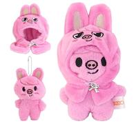 Stray Kids Llavero de Peluche, Juguete de P-eluche Kids, Llaveros de Peluche de S-Tray K-IDs, Muñeco de Peluche Stray Ki-DS, Skzoo Plush Doll, para Fanáticos de SKZ