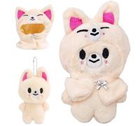 Stray Kids Llavero de Peluche, Juguete de P-eluche S-Tray Ki-DS, Llaveros de PE-luche de Stra-y Kids, Muñeco de Peluche Stra-y Kid-s, Stray-K-IDs Peluche, Skzoo Plush Doll, para Fanáticos de SKZ (M3)