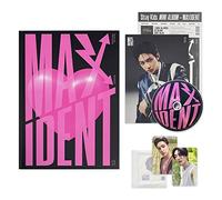STRAY KIDS - Mini Album [MAXIDENT] (HEART Ver.) Photobook + CD-R + Lyrics Paper + Photocards + Mini Poster + Face Sticker + 1 Clear Potocard Frame